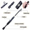 Sougayilang Telescopic Carbon Fishing Rod 1.8-2.4m