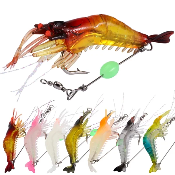 Random Sougayilang Luminous Shrimp Lure 9cm