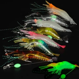 Random Sougayilang Luminous Shrimp Lure 9cm