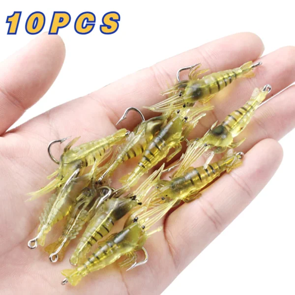Soft Silicone Shrimp Lure