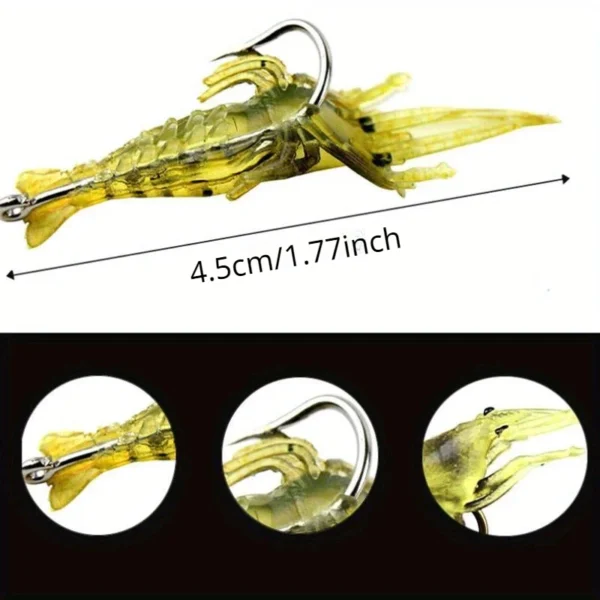 Soft Silicone Shrimp Lure