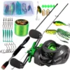 Sougayilang Casting Rod Reel Set