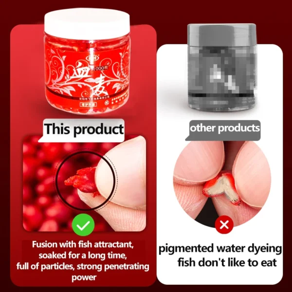 Red Worm Soft Bait 4.8cm