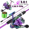 Sougayilang Portable Fishing Rod Reel Set 2.1m