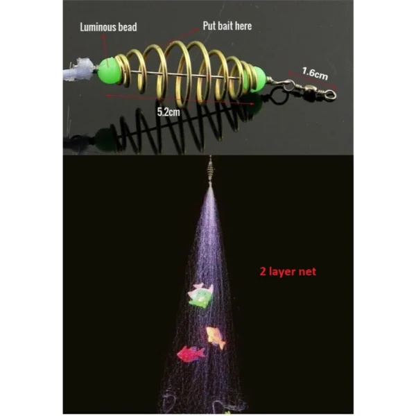 my-11134207-7rase-m30u3qwnj6sm6e.webp Bait Spring Feeder Net Trap L5.2cm W1.6cm