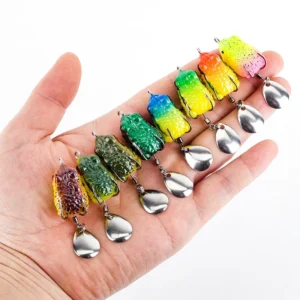 Random Mini Frog Casting Lure 2.5cm 3g