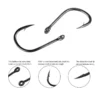 500pcs Carbon Steel Fishing Hooks Set