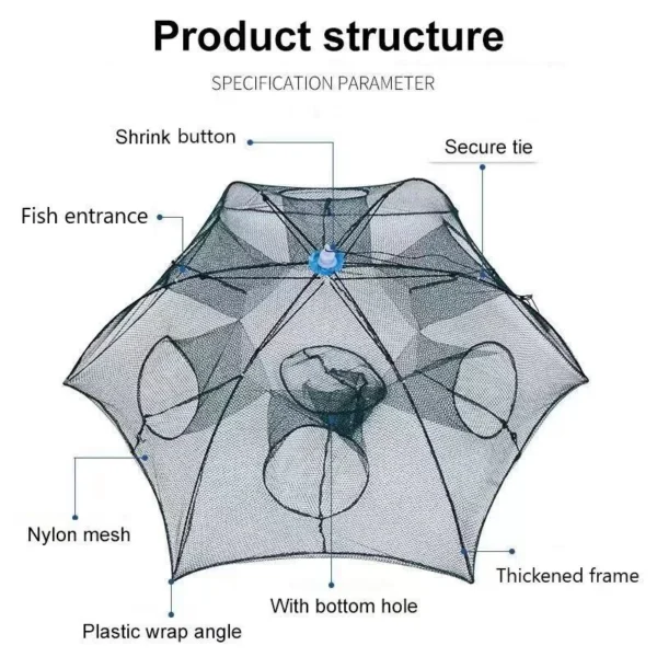 sg-11134201-23030-l0jbwgps8gov12.webp 6 Holes Fishing Net Shrimp Cage