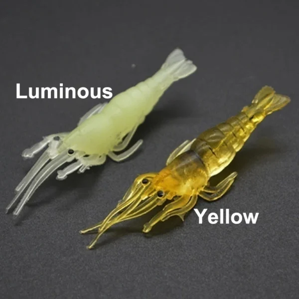 Random Soft Shrimp Lure 4cm 50pcs