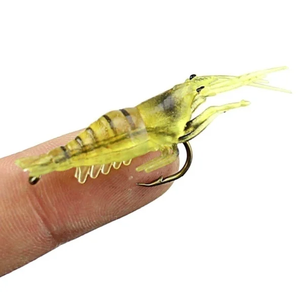 Random Soft Shrimp Lure 4cm 50pcs