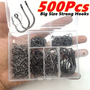 sg-11134201-7rdwp-lxlaxuxw7vwsd0.webp 500pcs Carbon Steel Fishing Hooks Set