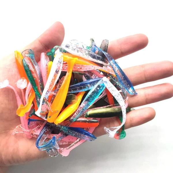 Soft Paddle Tail Lure Set