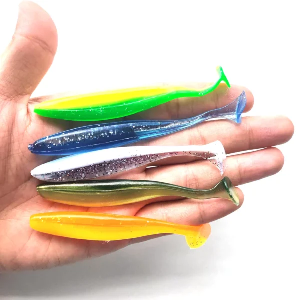 Soft Paddle Tail Lure Set