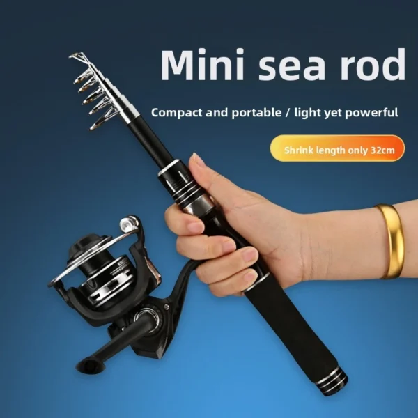 Retractable Mini Lure Rod Set